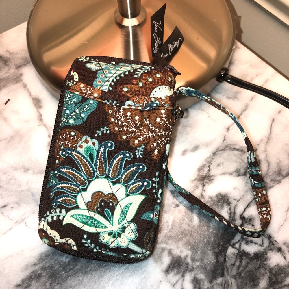 Vera Bradley wrist wallet.
